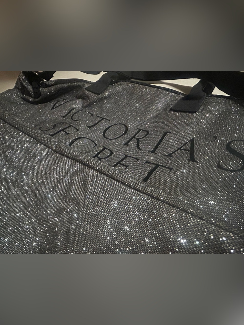 Tote - Victoria's Secret glitter traveling bag
